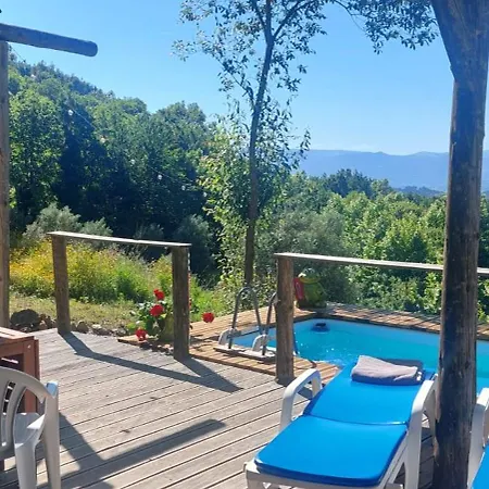 Campismo de Luxo Bell-tenten Quinta Pomar Do Pontido *