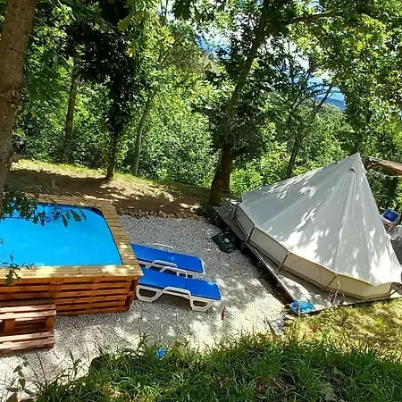 Campismo de Luxo Bell-tenten Quinta Pomar Do Pontido