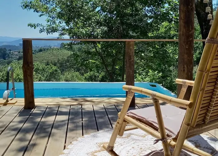 Campismo de Luxo Bell-tenten Quinta Pomar Do Pontido Cabeceiras de Basto